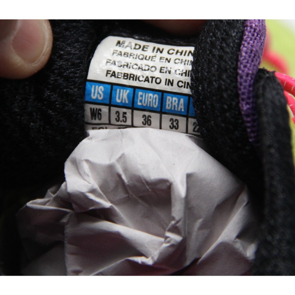 Mizuno Wave Rider 17 Running Shoes Womens Sz 6 Green Purple Pink Mesh - Picture 7 of 7